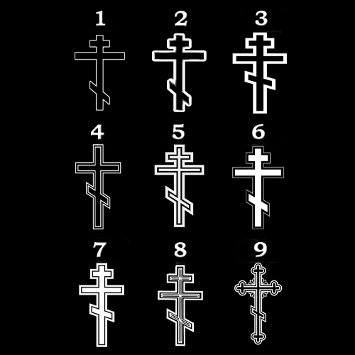 Гравировка крестов (арт. ГК)