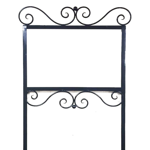 Рамка под гранитную плитку кованая горизонтальная (арт. КИ-20)