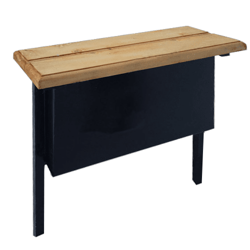 Лавка на кладбище с ящиком «Спокойствие» (арт. КИ-4)