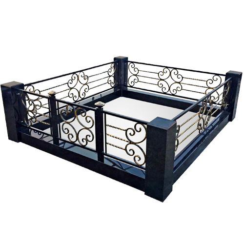 Надгробное сооружение Комплекс из гранита с коваными элементами Верона