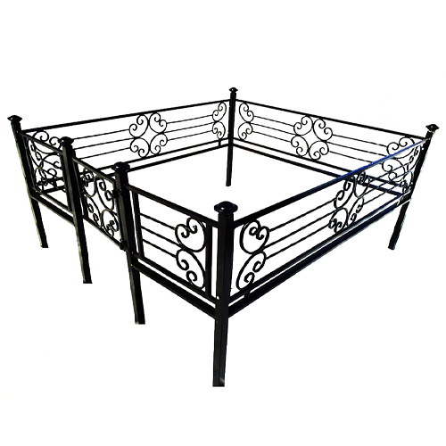 Ограда на кладбище кованая Верона КИ-51